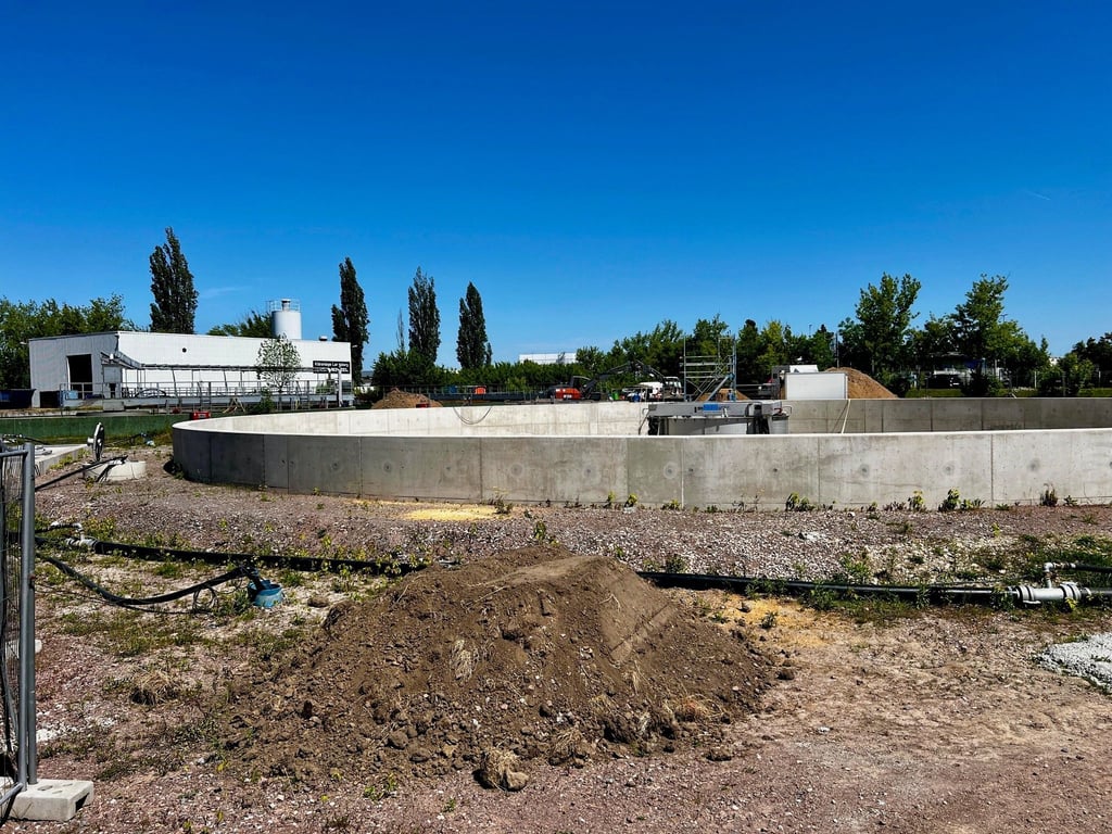 Durch die geplanten Kanalarbeiten können zukünftig weitere Grundstücke direkt an die Kläranlage in Landsberg angeschlossen werden.