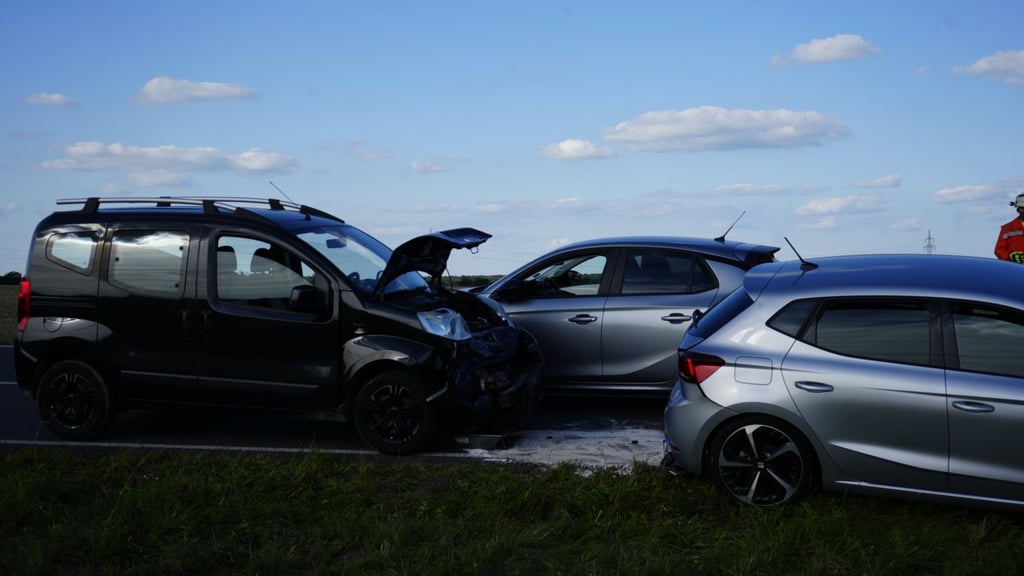 Bei dem Unfall im Landkreis Anhalt-Bitterfeld entstand ein Schaden von rund 15.000 Euro.