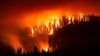 Das „Garnet Fire“ bedroht Riesenmammutbäume im Waldgebiet McKinley Grove.