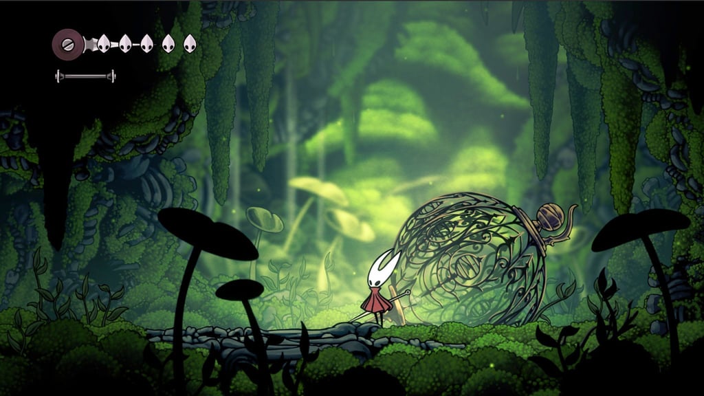Protagonistin Hornet in „Hollow Knight: Silksong“.