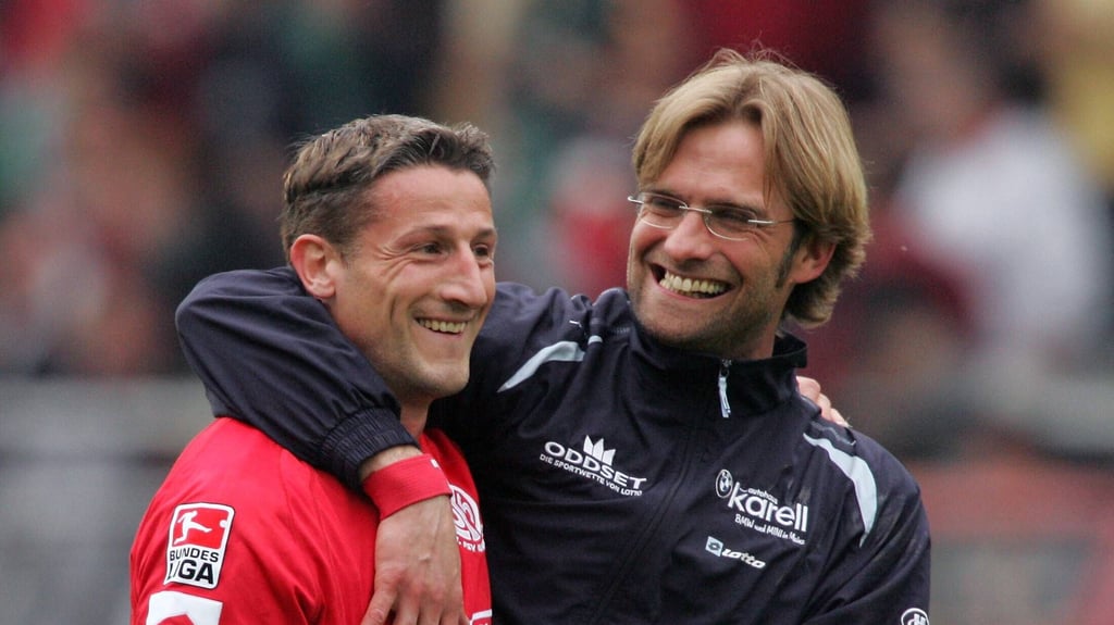Jürgen Klopp mit Jürgen Kramny.
