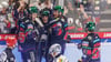 Meister Eisbären Berlin mit Ty Ronning (2.v.l) unterstrich seine Ausnahmestellung zum DEL-Auftakt gegen Dresden.