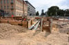 Die Kreuzung Otto-von-Guericke-Straße/Julius-Bremer-Straße in der Magdeburger Innenstadt bleibt länger gesperrt.