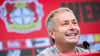 Souveräner Auftritt: Kasper Hjulmand bei seiner ersten Pressekonferenz als Leverkusen-Trainer.
