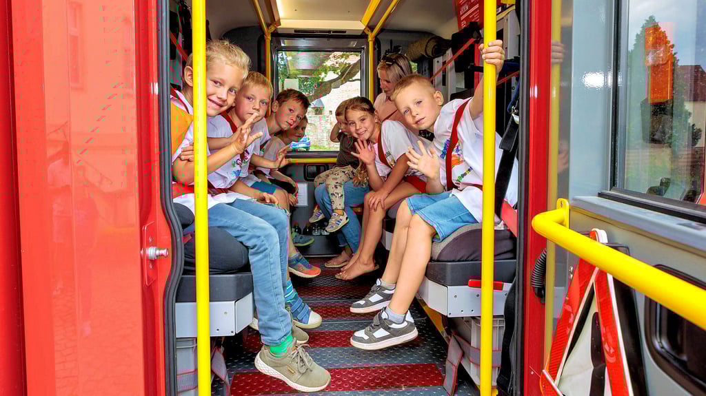 Mit der Kita arbeitet die Rehmsdorfer Feuerwehr gut zusammen und viele Steppkes wollen dann zur Kinderfeuerwehr.