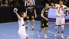 Noah Gaudin erzielte zwei Tore für PSG beim Spiel in Magdeburg.