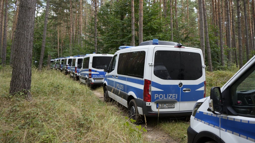 Aktuell sucht die Polizei in einem Waldgebiet bei Gräfenhainichen nach Hinweisen zum Mord an Milina K.