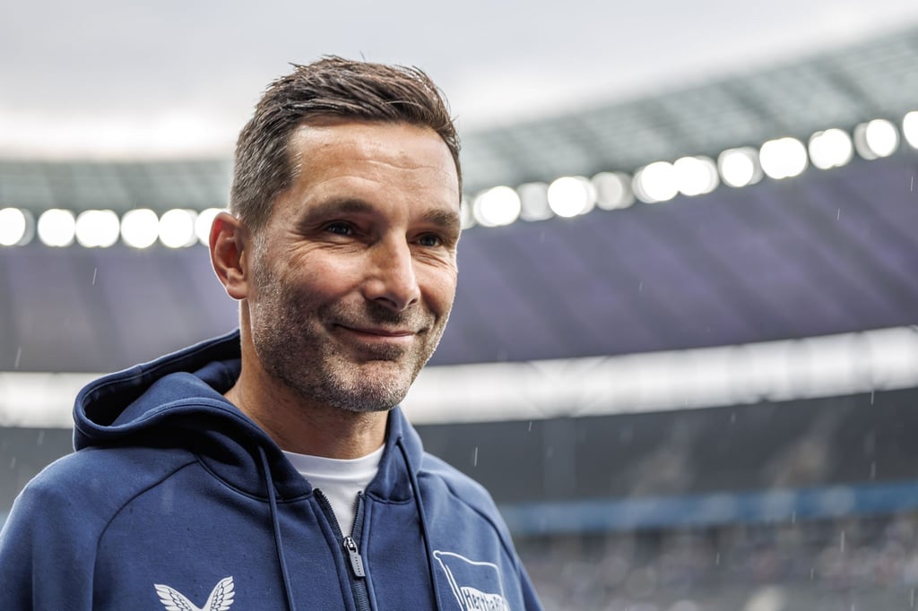 Hertha-Trainer Leitl glaubt an den Aufschwung seines Teams.