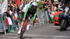 Der italienische Zeitfahrspezialist war auf der 18. Vuelta-Etappe der Schnellste.