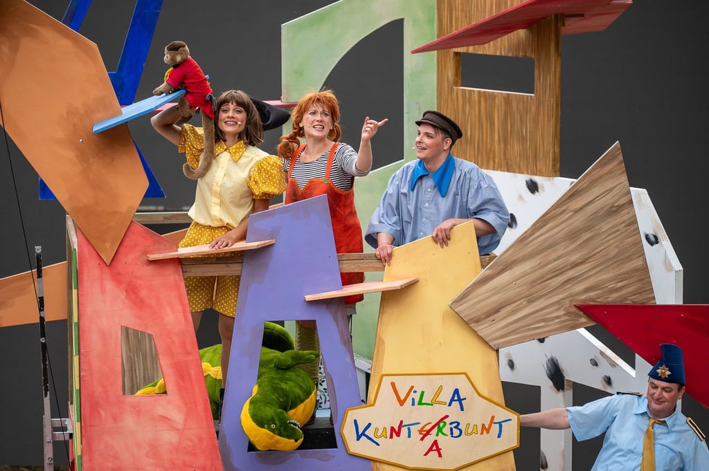 Pippi und ihre Freunde sind zu Gast im Salzlandtheater in Staßfurt.
