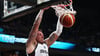 Daniel Theis und den deutschen Basketballern fehlen noch zwei Siege zum EM-Titel.
