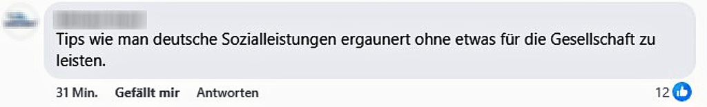 Dieser Facebook-Nutzer wirft den Frauen aus dem Volksstimme-Beitrag vor, Straftaten zu begehen.
