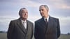 Die beiden Staatsmänner Adenauer (Burghart Klaußner, l) und de Gaulle (Jean-Yves Berteloot).