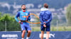Benjamin Henrichs, hier im Trainingslager in Donaueschingen, trainiert bei RB weiter individuell.