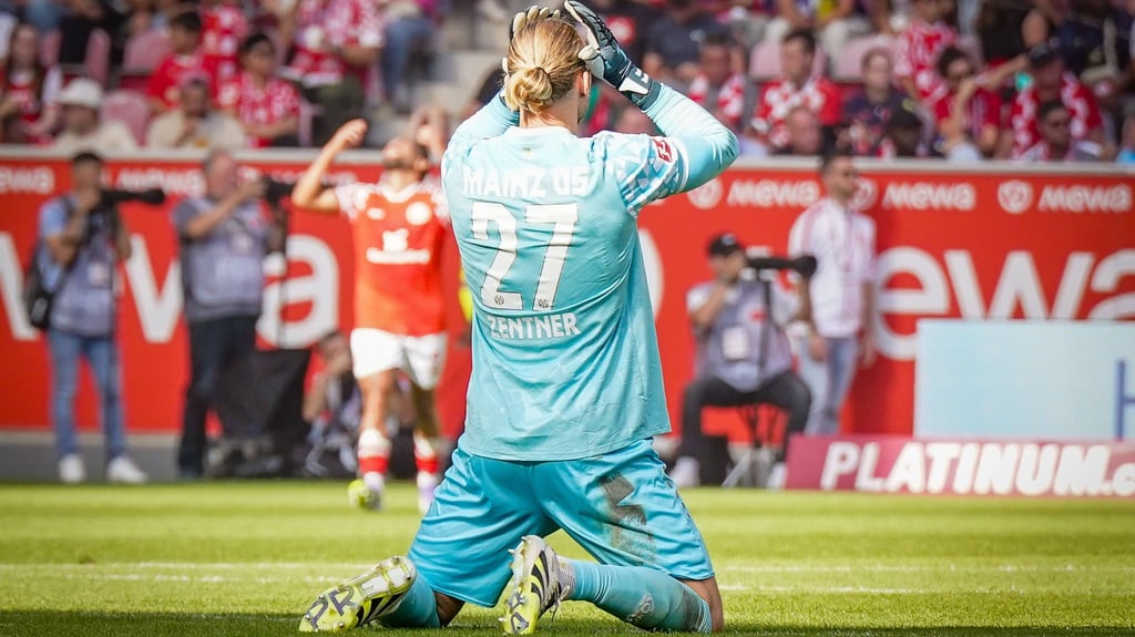 Mainz-Keeper Robin Zentner ist fraglich für die Partie gegen RB Leipzig