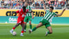 HFC-Angreifer Bocar Baró blieb gegen Chemie Leipzig wirkungslos, verletzte sich dann auch noch. 