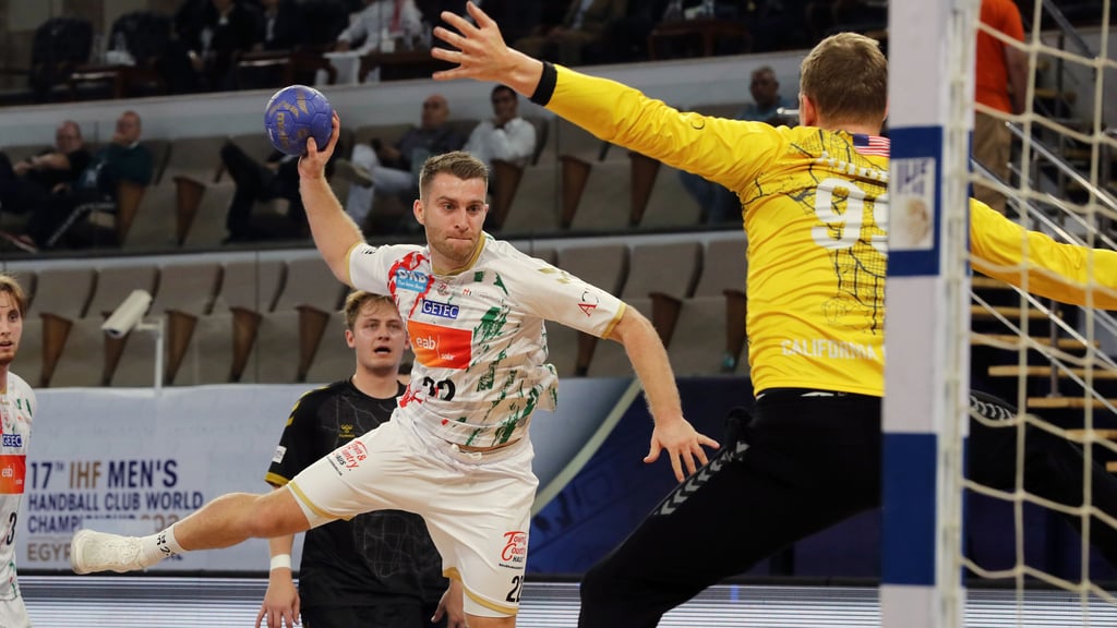 Bereits 2024 trafen Lukas Mertens und der SCM zum Auftakt der Klub-WM auf die California Eagles. Damals gewannen die Grün-Roten mit 57:21.