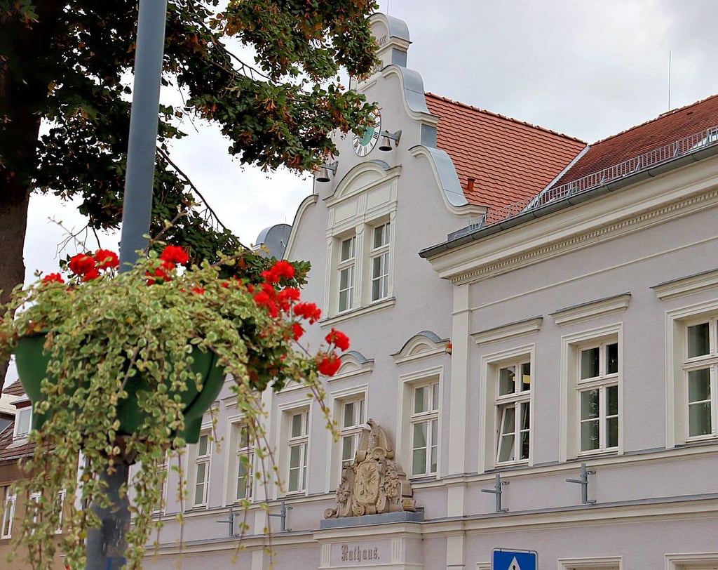 Baudenkmal in Klötze, das Rathaus.