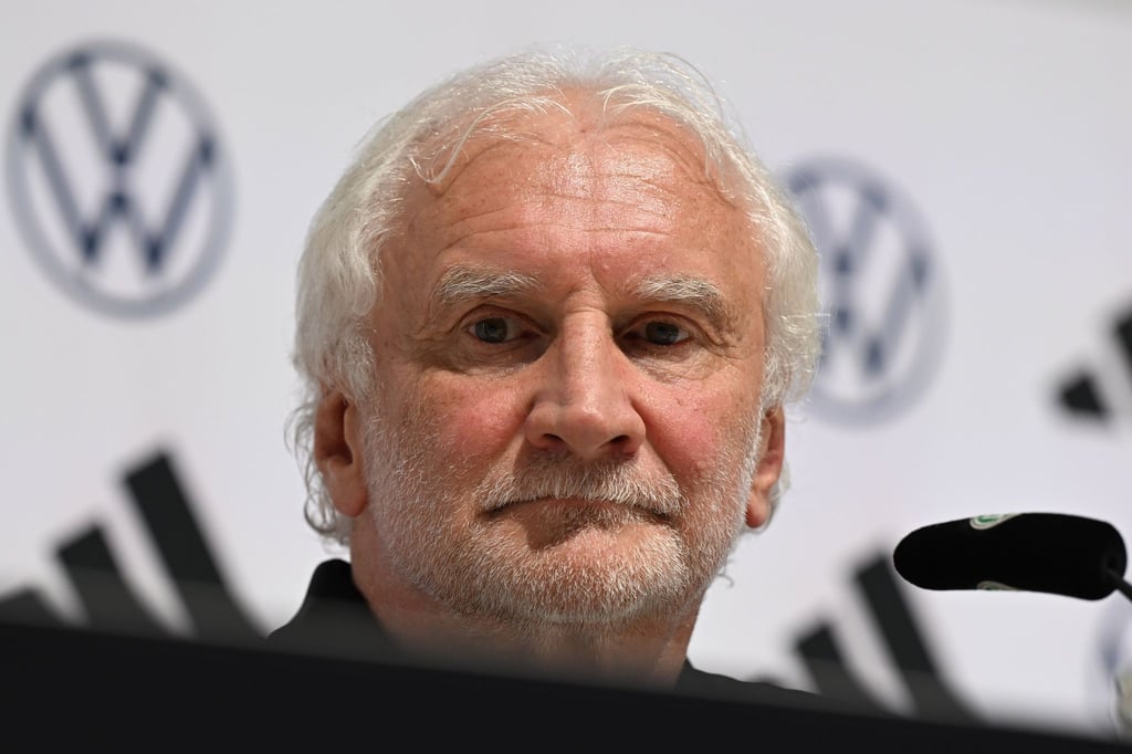 Rudi Völler wirbt um Nachsicht mit Nationalstürmer Nick Woltemade. (Archivbild)