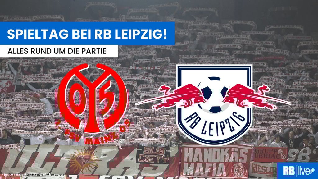 RB Leipzig spielt am Samstag gegen den FSV Mainz 05, die Partie ist im TV und im Live-Stream zu sehen.