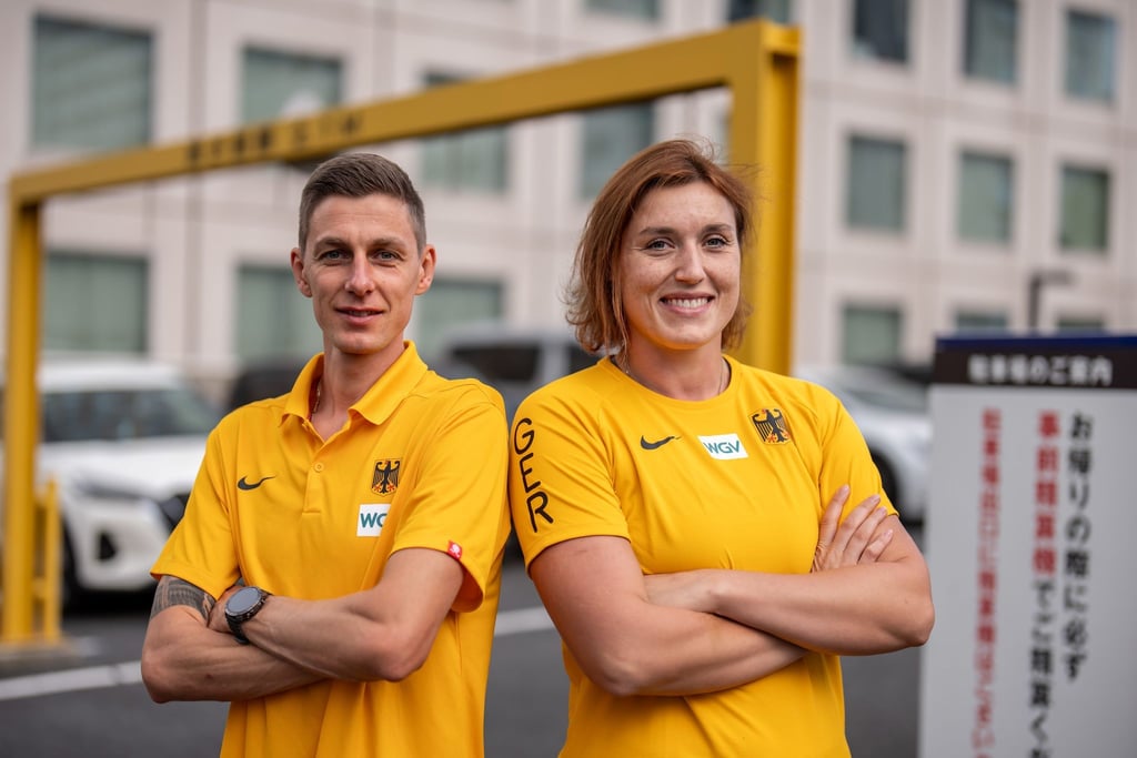 Christopher Linke und Kristin Pudenz sind die ersten deutschen Starter.
