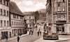 Auch in der Unterstadt, hier in der Wasservorstadt gab es früher viele Geschäfte - sogar da, wo man sie nicht vermutete, wie an dere Fotos zeigen. 