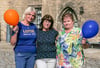 Die neue Mitarbeiterin und die Messeorganisatorinnen des Kreises: Anna Beatrice Brommund, Marion Naumann und Gabriele Zanner (v.l.) 