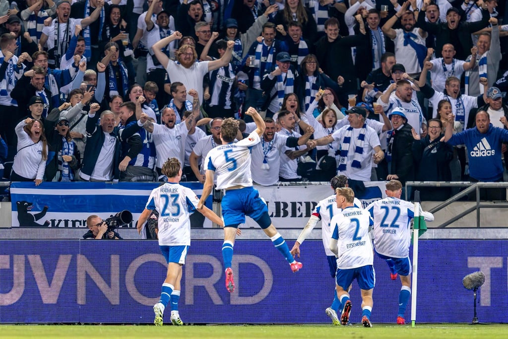 Hertha BSC feiert den ersten Saisonsieg in der 2. Liga.