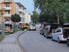 Suchmaßnahmen in der Anhalt-Siedlung. Der Vermisste ist weiter verschwunden.