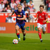 RB-Star Xaver Schlager vor seiner Verletzung beim 1:0 in Mainz