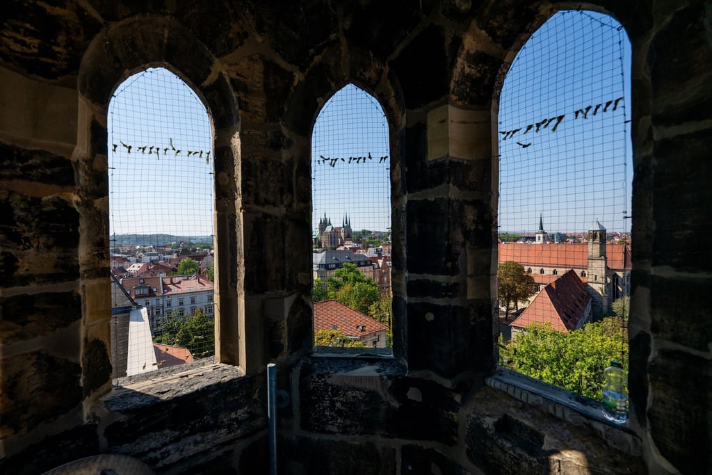 Erfurts Beiname im Mittelalter war „Erfordia turrita“, also in etwa „türmereiches Erfurt“. Bei einer besonderen Aktion können viele der noch bestehenden Türme in der Altstadt kostenlos besucht werden. (Archivfoto)