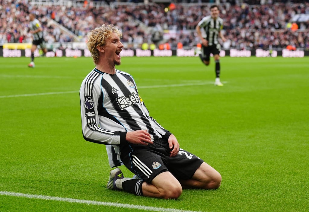 Bejubelt seinen ersten Treffer in der Premier League: Nick Woltemade.