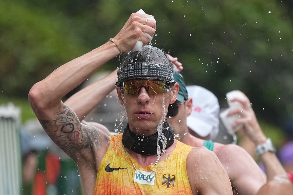 Christopher Linke belegte über die 35 Kilometer im Gehen den 14. Platz.