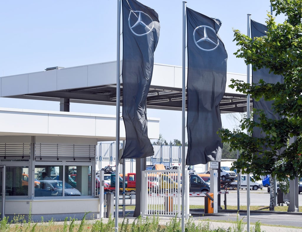 Die IG Metall setzt sich mit einer Aktion für den Erhalt des Werks von Mercedes-Benz in Ludwigsfelde ein, in dem derzeit Sprinter hergestellt werden (Archivbild).