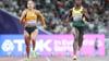 Gina Lückenkemper (l) ist im Halbfinale über die 100 Meter ausgeschieden.