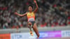 Malaika Mihambo hat bei der Leichtathletik-WM in Tokio Silber gewonnen.