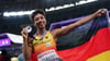 Jubelt über WM-Silber: Malaika Mihambo.
