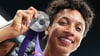 Malaika Mihambo freute sich über WM-Silber.