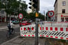 Am Nicolaiplatz in Magdeburg-Neustadt ist der Geh- und Radweg seit Monaten gesperrt. Ein Ende ist nicht in Sicht.
