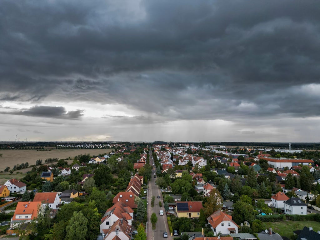 Die Woche startet mit Wind und Regen in Sachsen. (Archivbild)