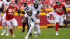 Jalen Hurts (Mitte) holte bei den Kansas City Chiefs den zweiten Saisonsieg mit den Eagles.