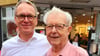 Dattelns Bürgermeister Andrè Dora (li.) mit Ex-Stadtrat Horst Leiste aus Genthin.