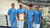  Dr.  Anwar Hanna und sein  Team freuen sich über das Qualitätssiegel der DDG.