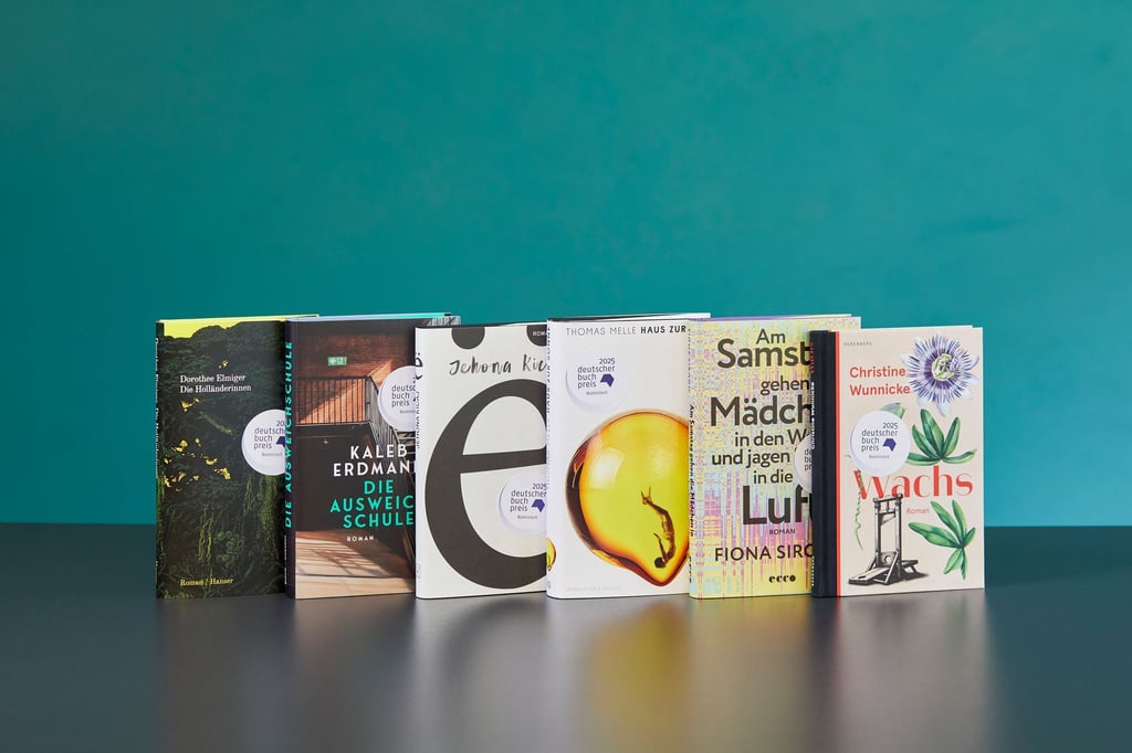 Die Bücher auf der Shortlist für den Deutschen Buchpreis stehen fest.