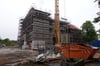 An der Grundschule Westerhüsen in Magdeburg wird seit 2023 gebaut. Nun verzögert sich die Fertigstellung weiter. 