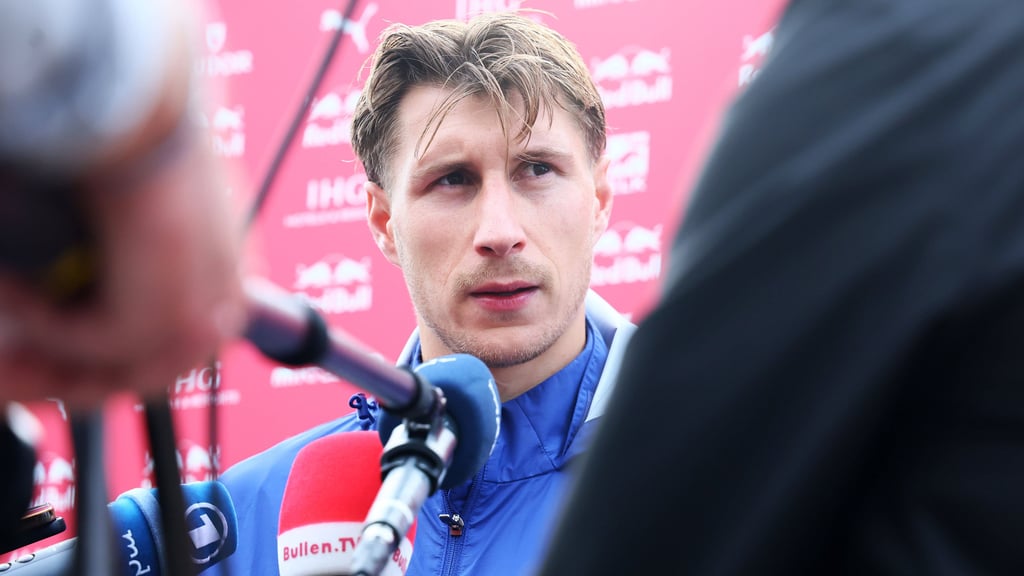 RB-Routinier Willi Orban nach dem Training am Dienstag in der Wochr vor dem Heimspiel gegen Köln