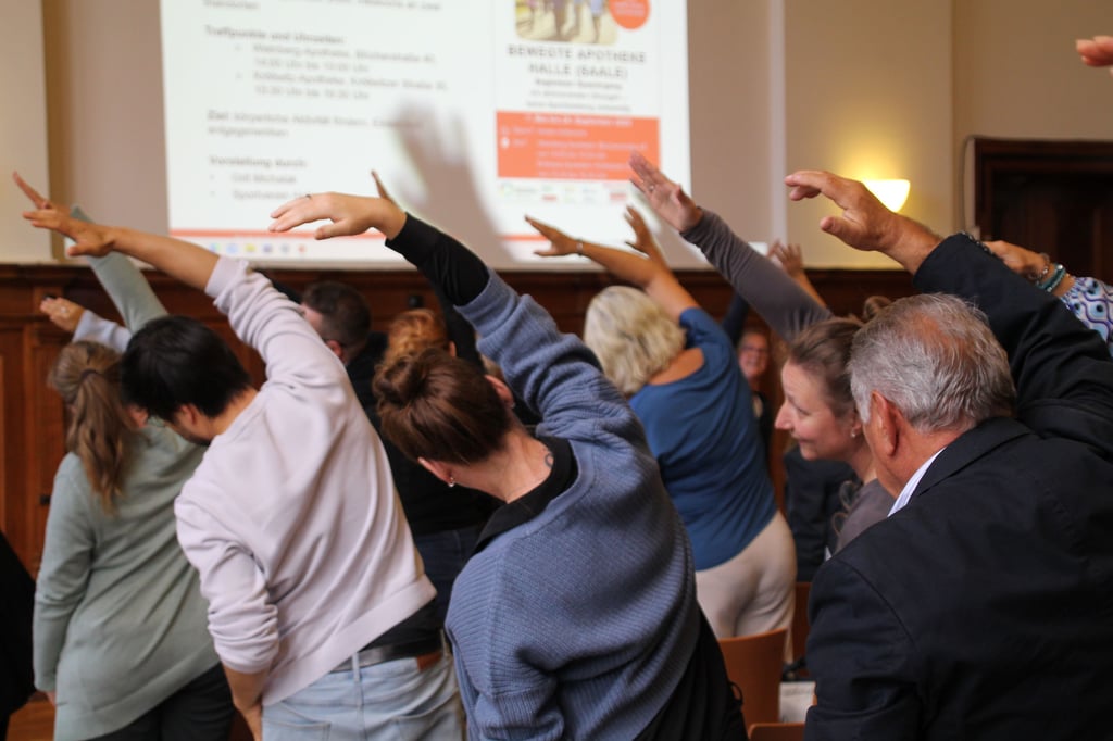 Zwischenzeitlich wurde die Kommunale Gesundheitskonferenz im Stadthaus zu einer bewegten Konferenz.