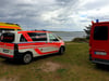 Sanitäter und Feuerwehr wurden am 16. September an die Goitzsche alarmiert.