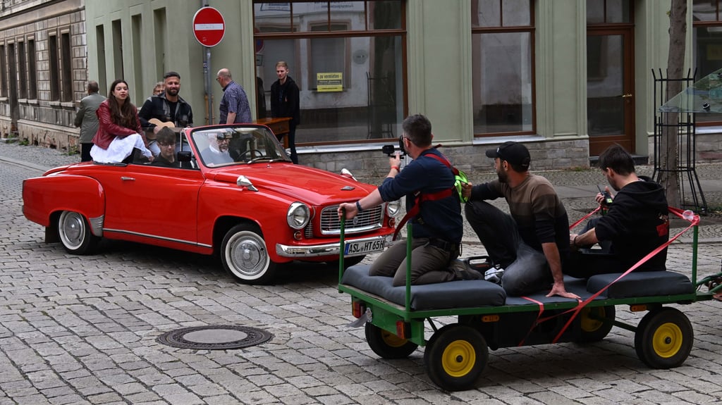 Auch das Wartburg-Cabriolet von Andreas Knoche hatte seinen Einsatz.