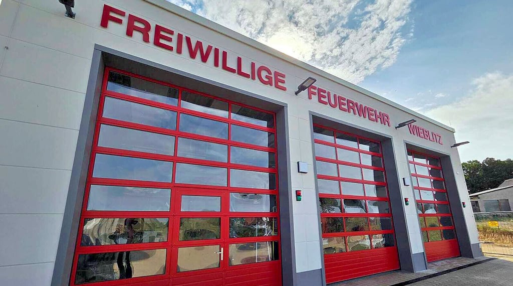 Das neue Gerätehaus in Klein Wieblitz wird am Sonnabend feierlich übergeben.